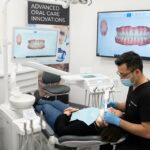 Dentist technology in modern dental clinic