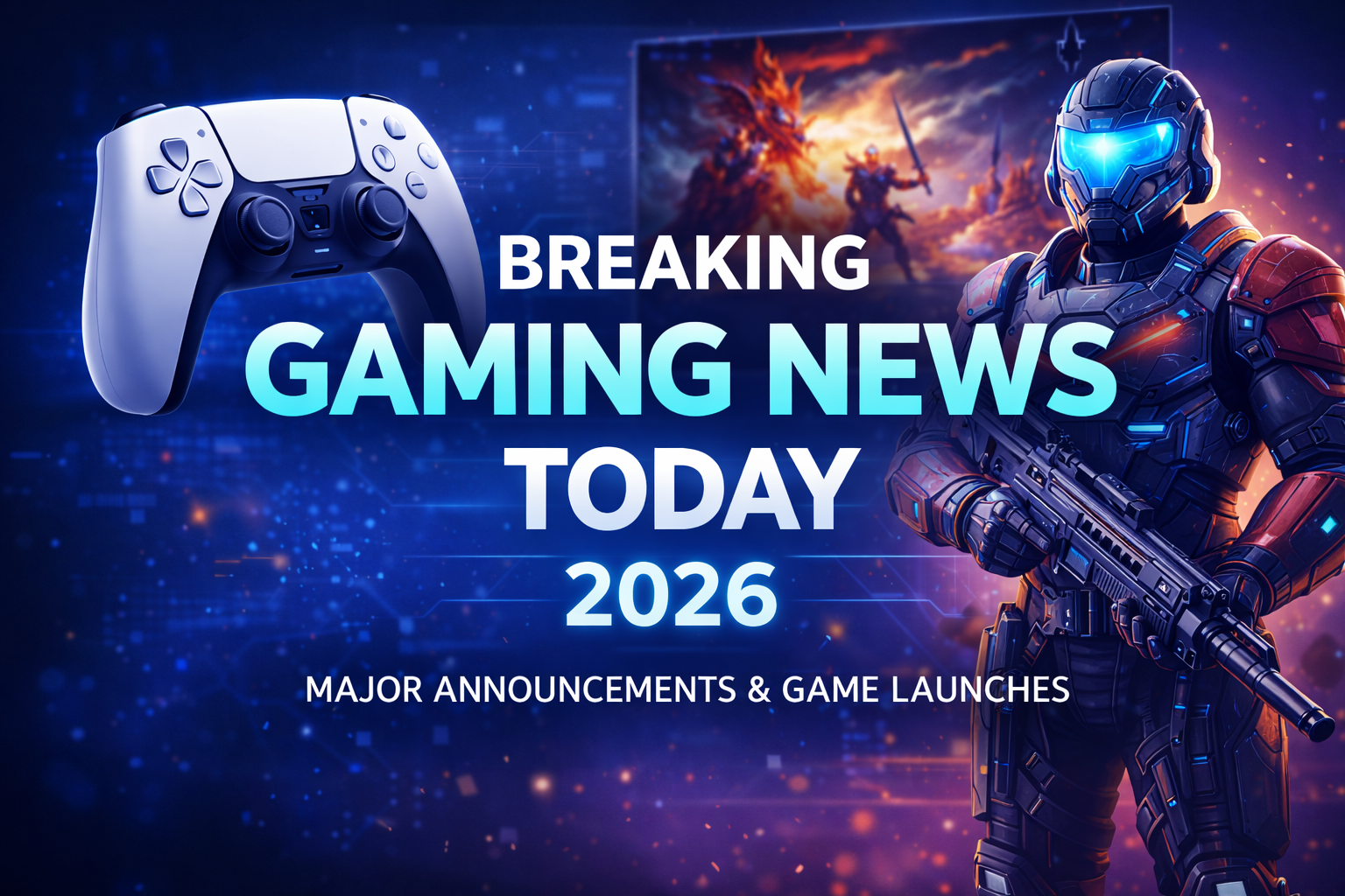 Breaking Gaming News Today: Major Announcements & Game Launches (2026 Update)